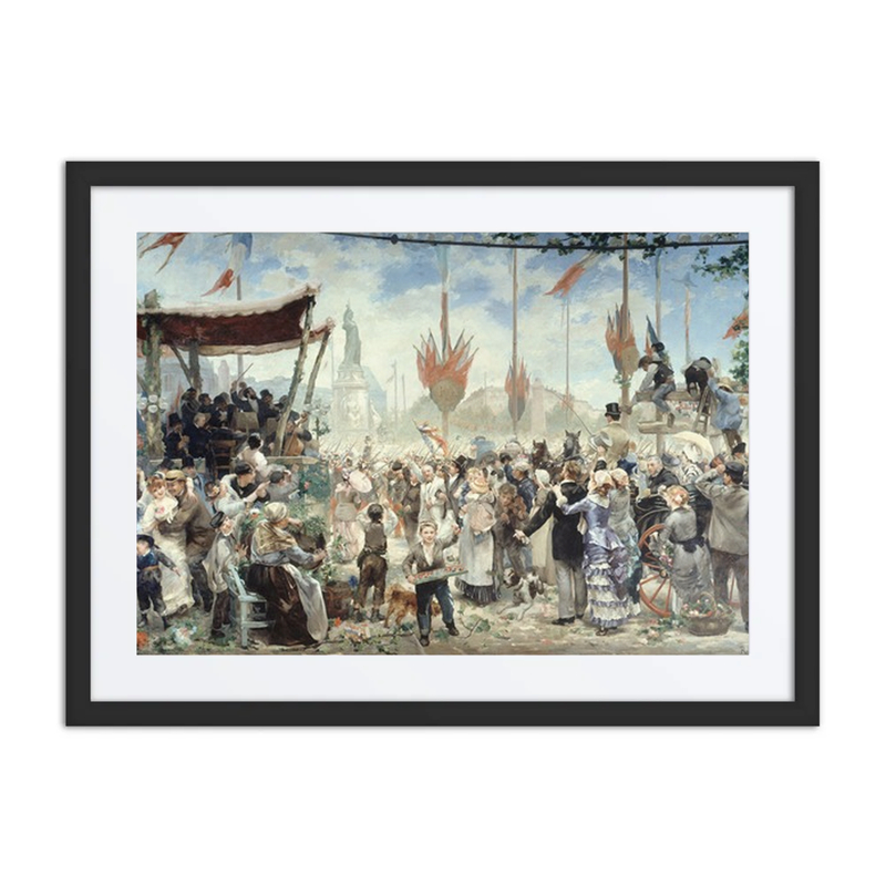 14 Juillet 1880, Inauguration du Monument à la République