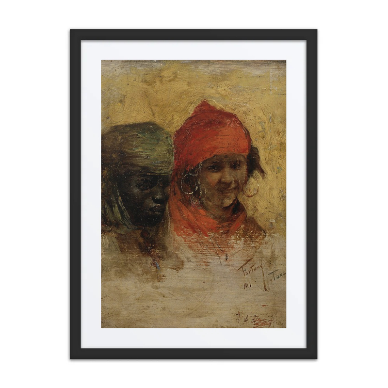 A Black and a Moroccan Woman in Tangier