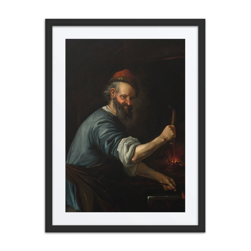 A Blacksmith at Work