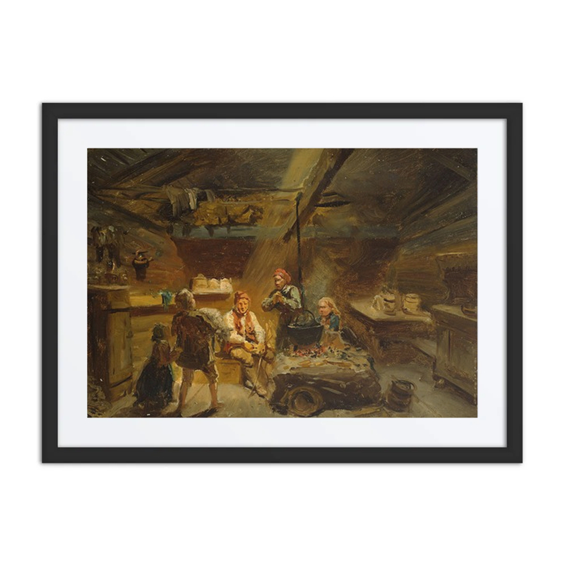 A Boy Bringing Home a Sick Lamb