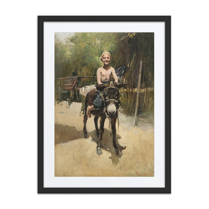 A Boy on a Donkey