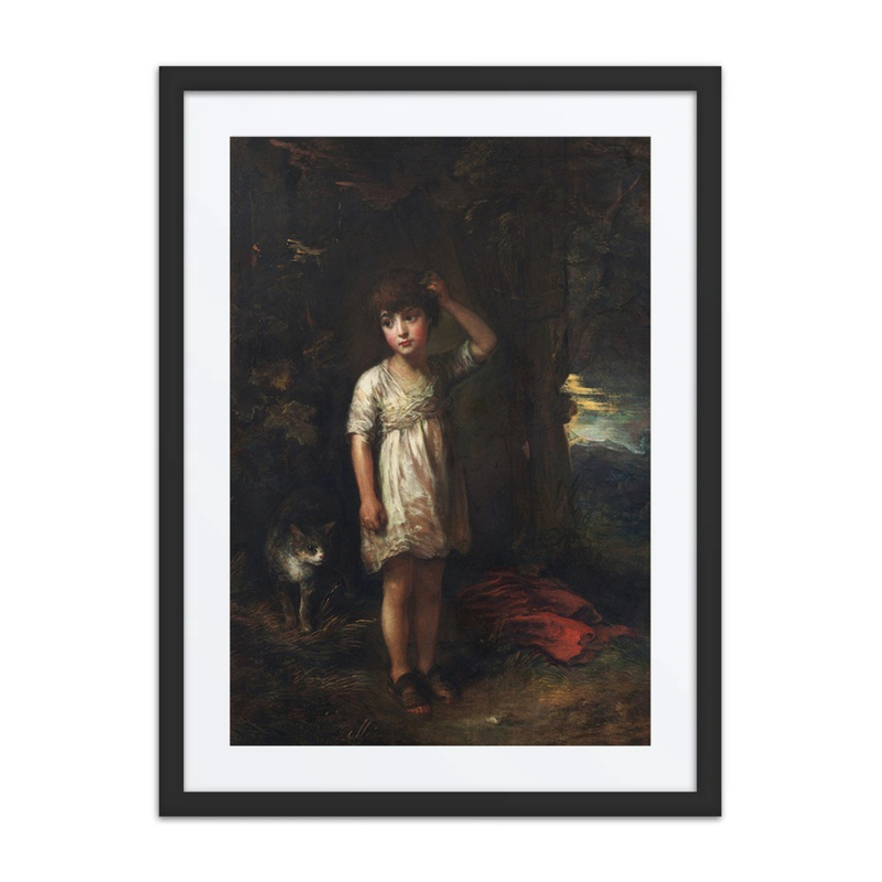 A Boy with a Cat