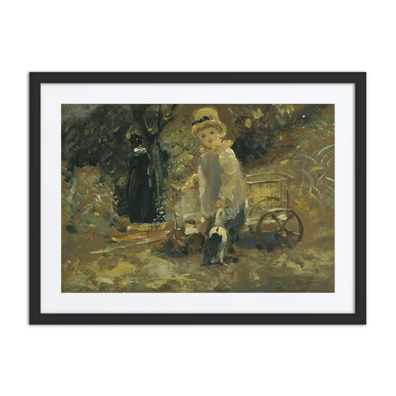 A Boy with a Toy Cart