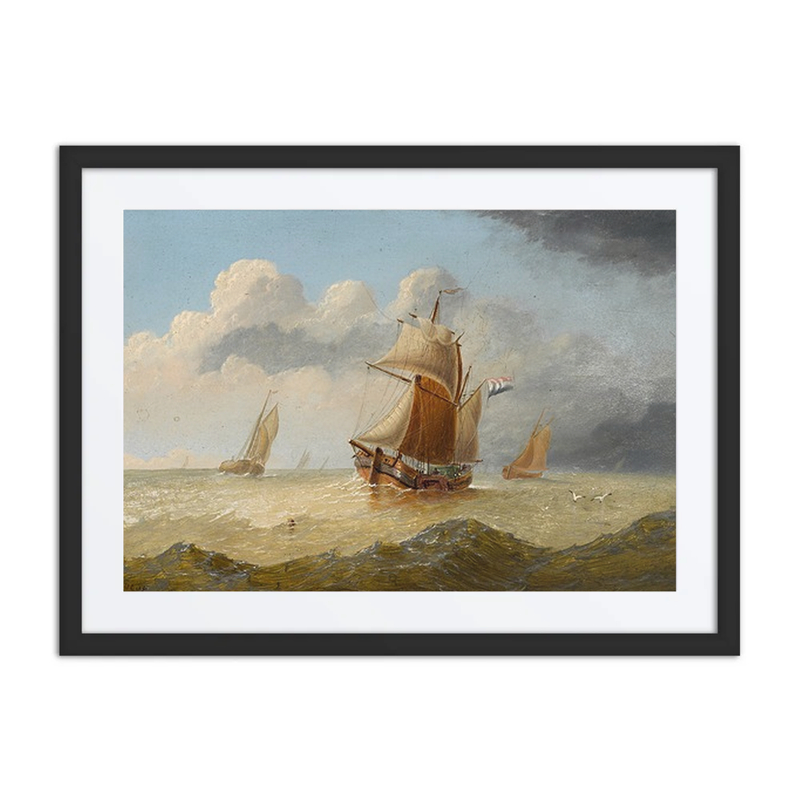 A Brig on the High Seas