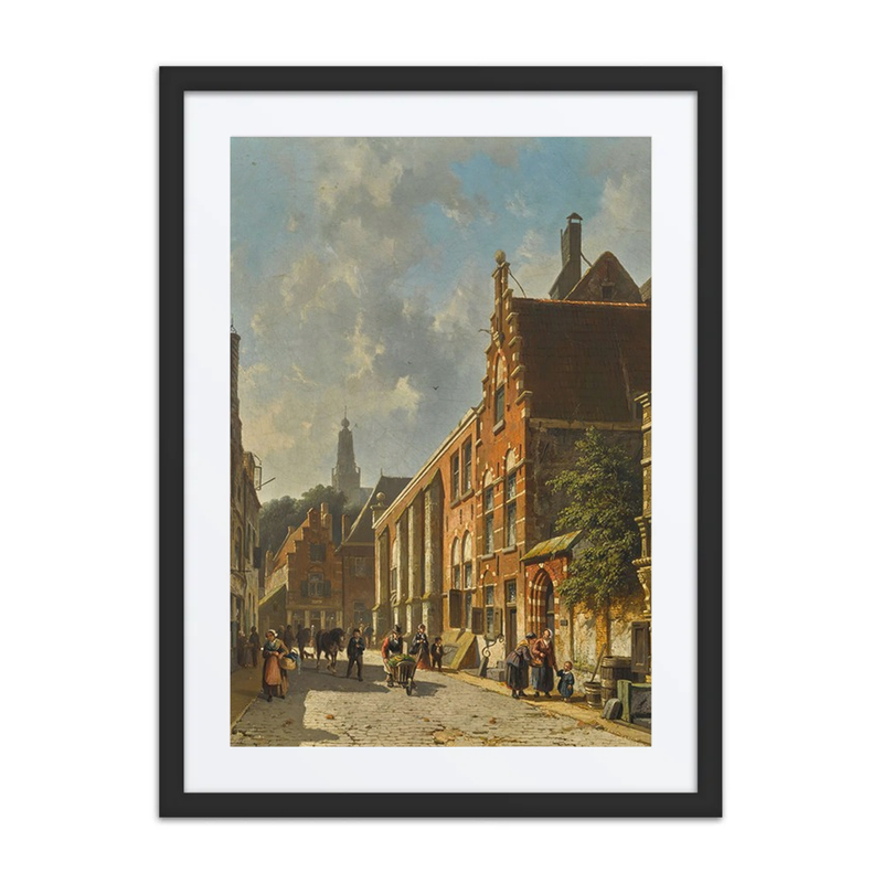 A Busy Street in Summer