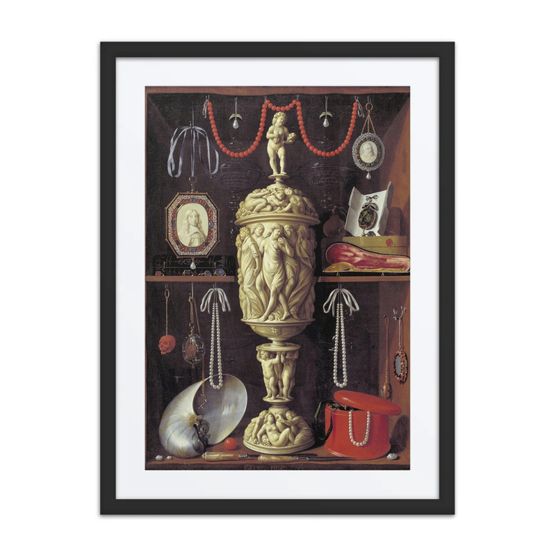 A Cabinet with Objects of Art