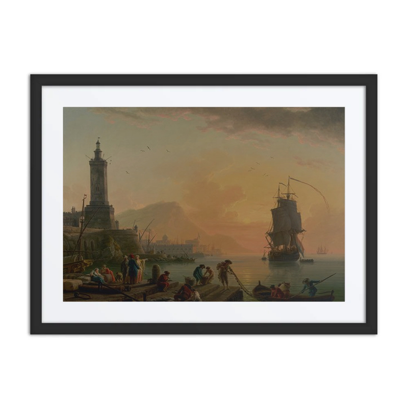 A Calm at a Mediterranean Port