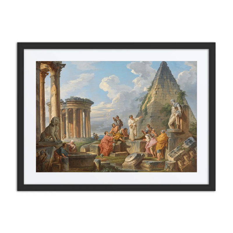 A Capriccio with Saint Paul Preaching