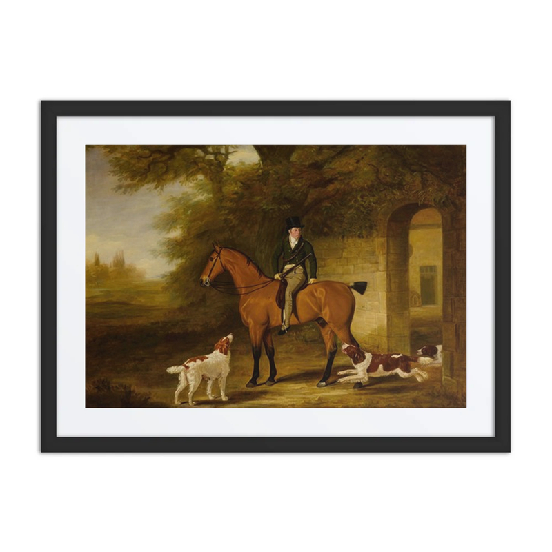 A Chestnut Hunter with Robert Day Up
