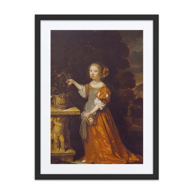 A Child Plucking a Rose