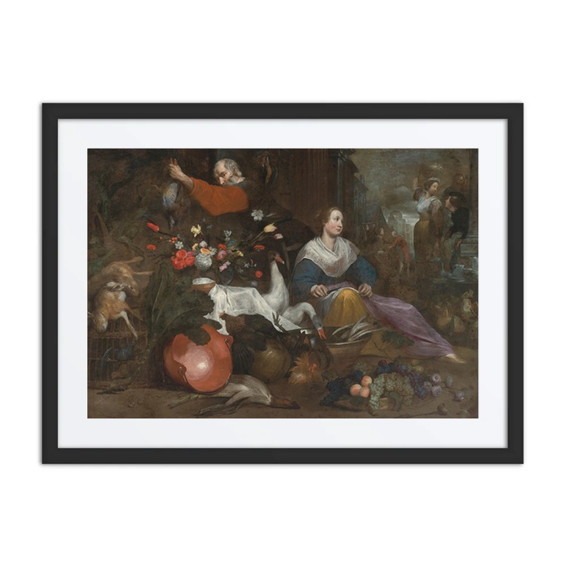 A City Market Scene