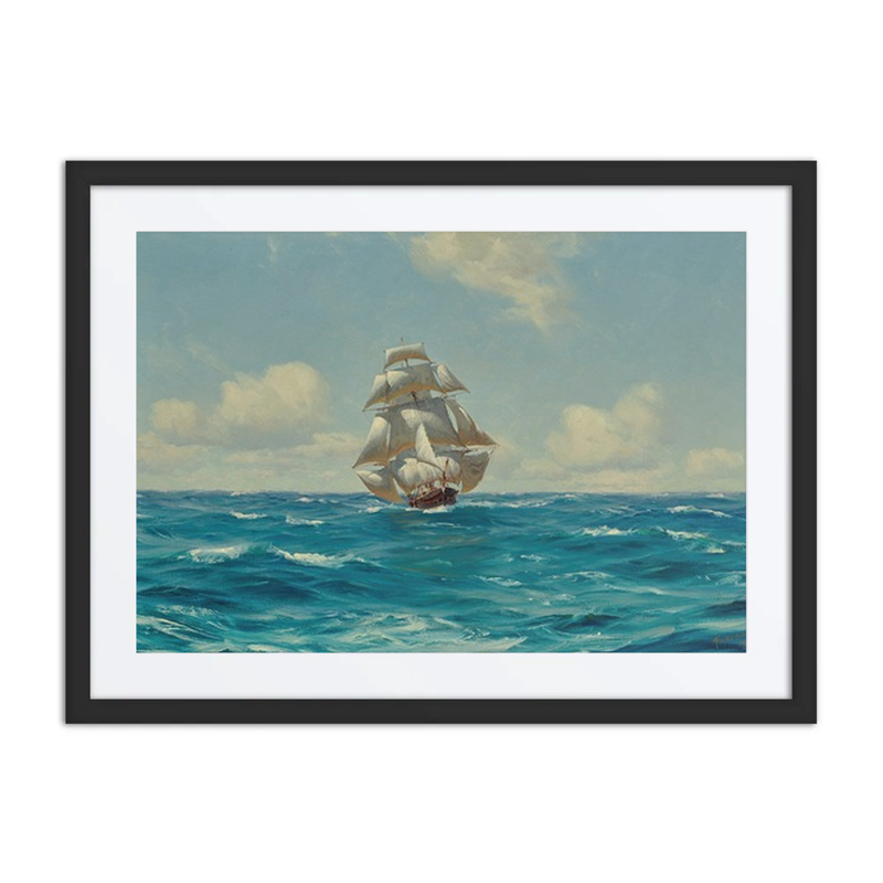 A Clipper Ship at Sea