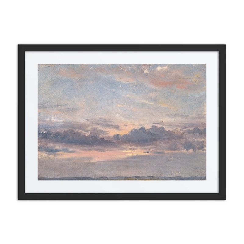 A Cloud Study, Sunset