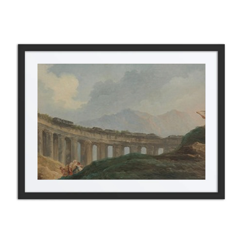 A Colonnade in Ruins