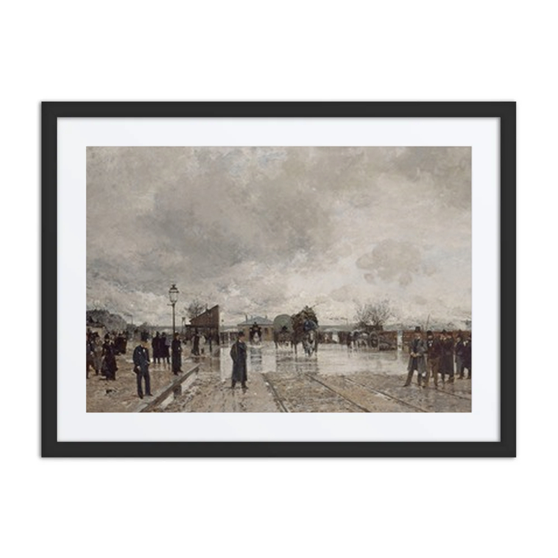 A Corner of Bercy During the Flood