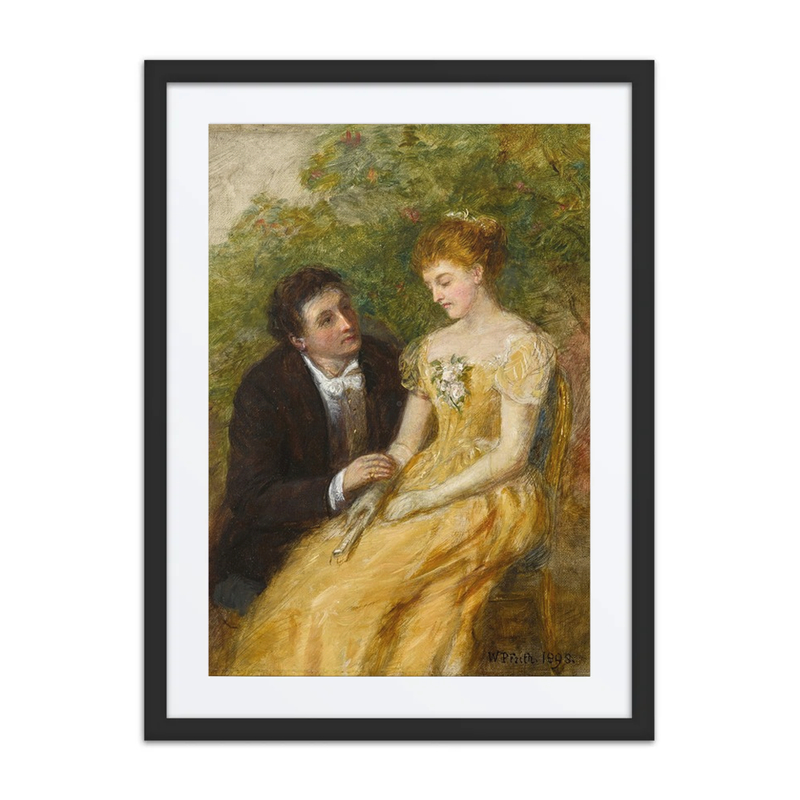 A Critical Moment (Study for in the Conservatory)