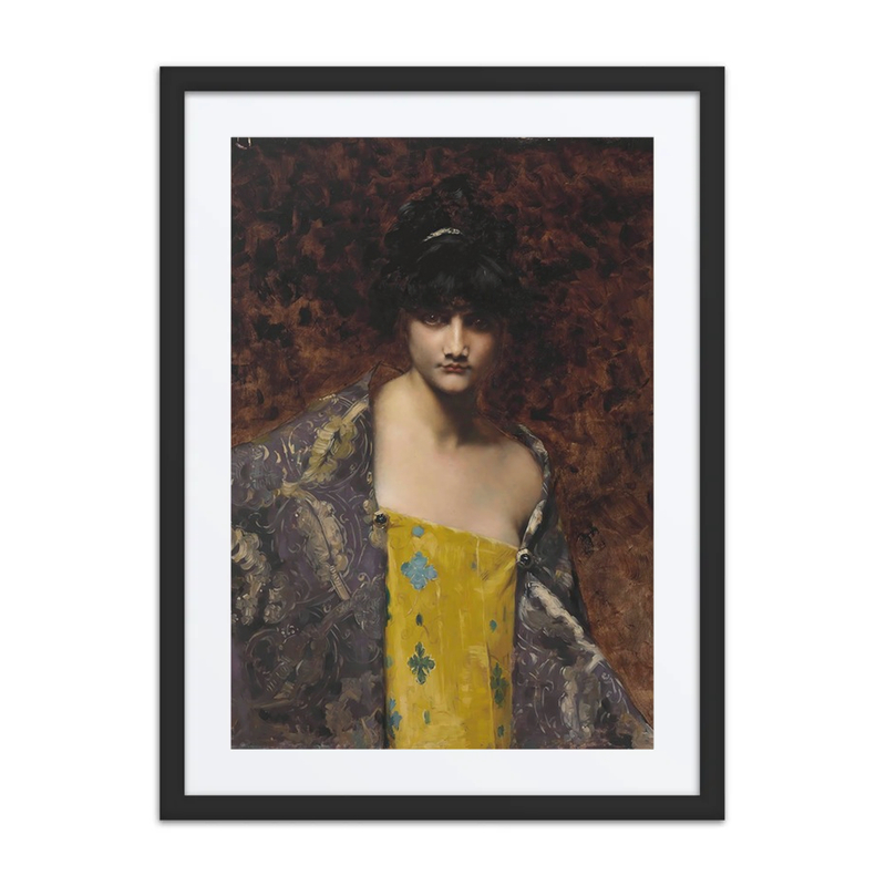 A Dark-Haired Beauty