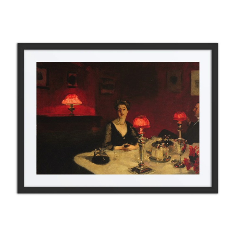 A Dinner Table at Night