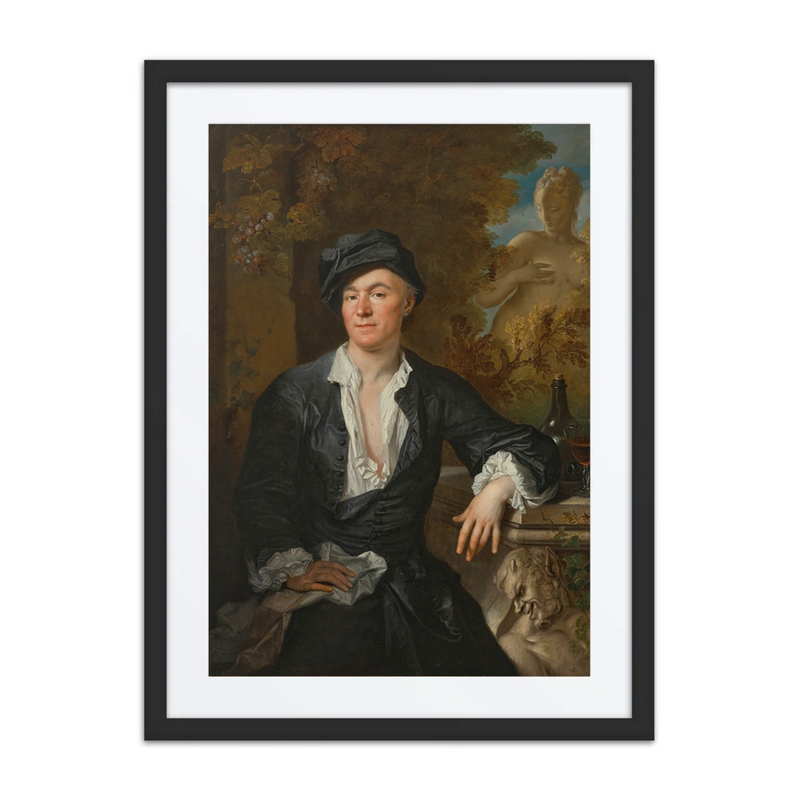 A Drinker Under a Trellis