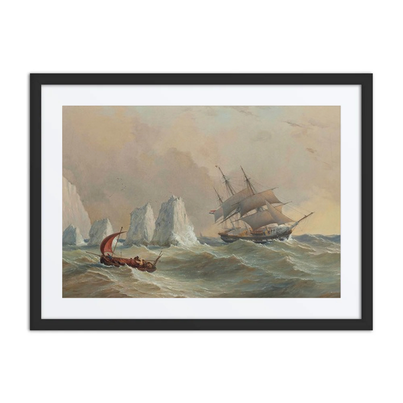 A Dutch Merchantman Passing the Needles