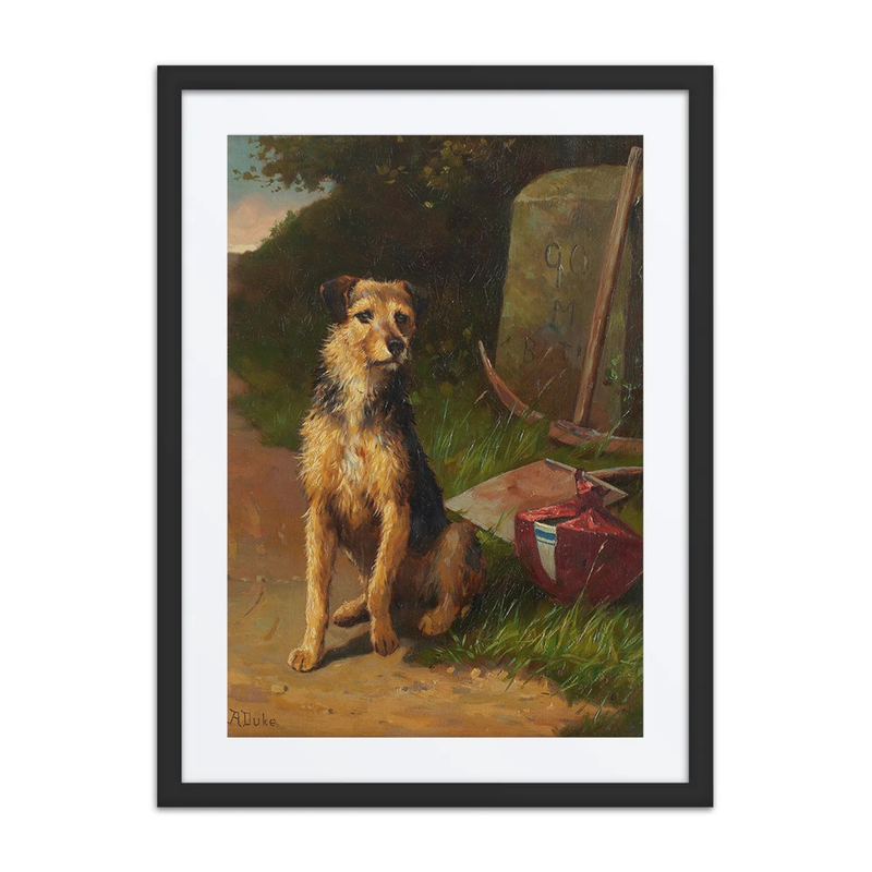 A Faithful Companion – Rough Coat Terrier