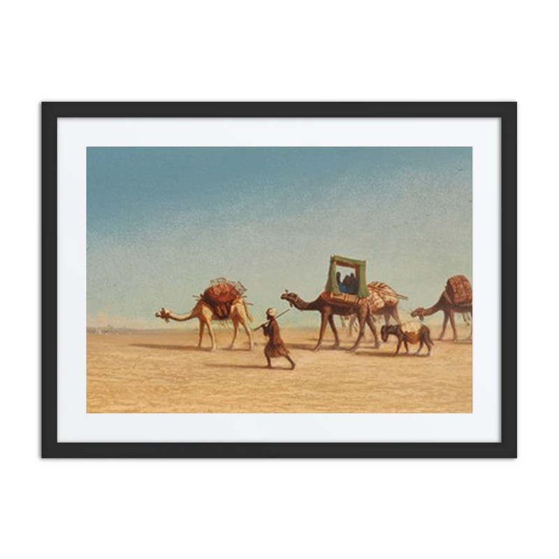 A Family Crossing the Desert