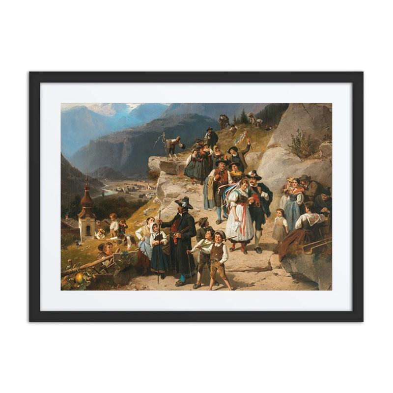 A Festive Wedding Procession