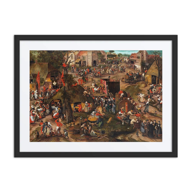 A Flemish Kermis with a Performance