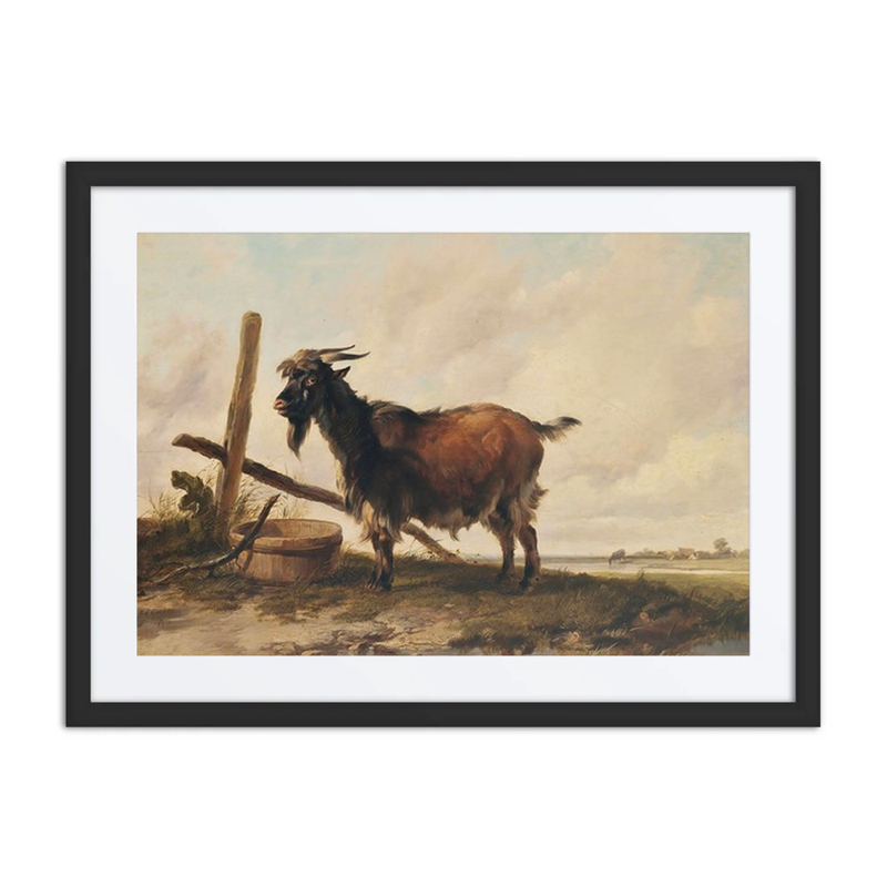 A Goat in a Landscape, Cattle Beyond