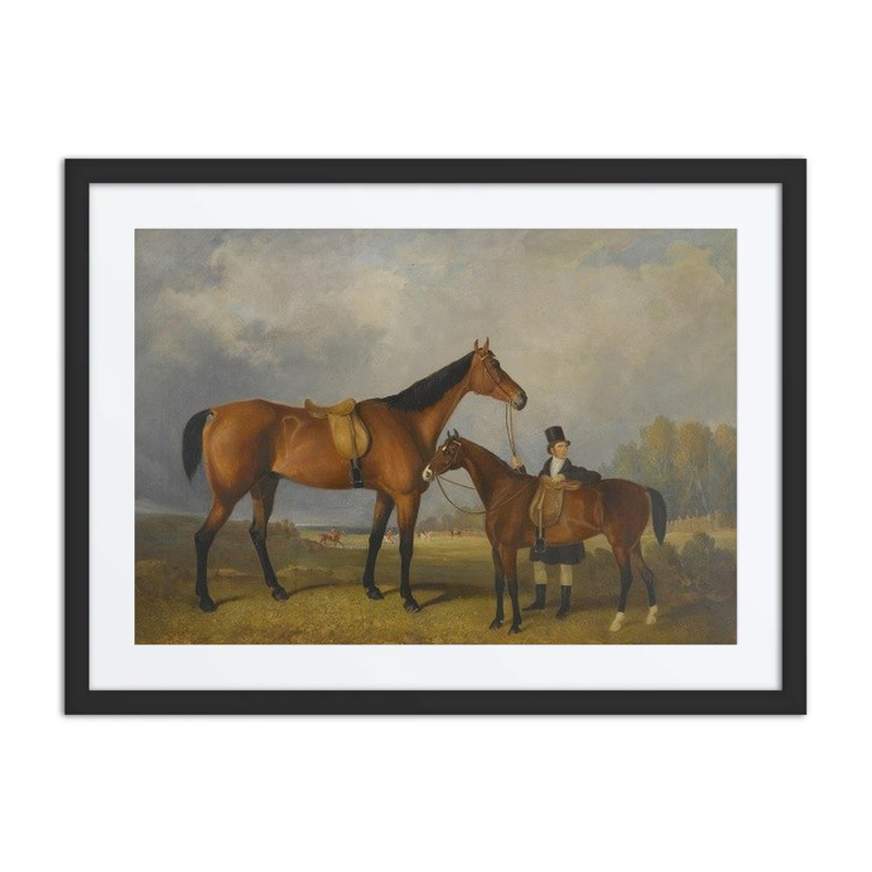 A Groom with Two Horses