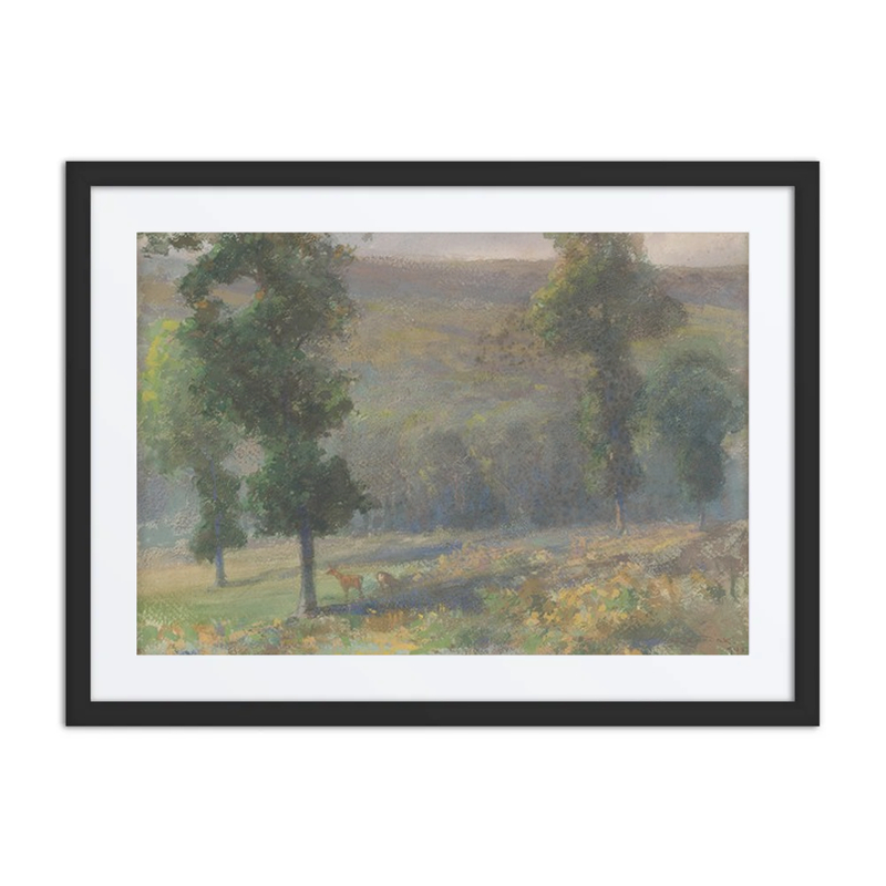 A Grove with Deer