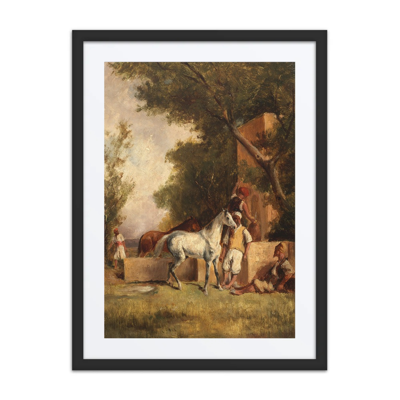 A Halt at the Fountain