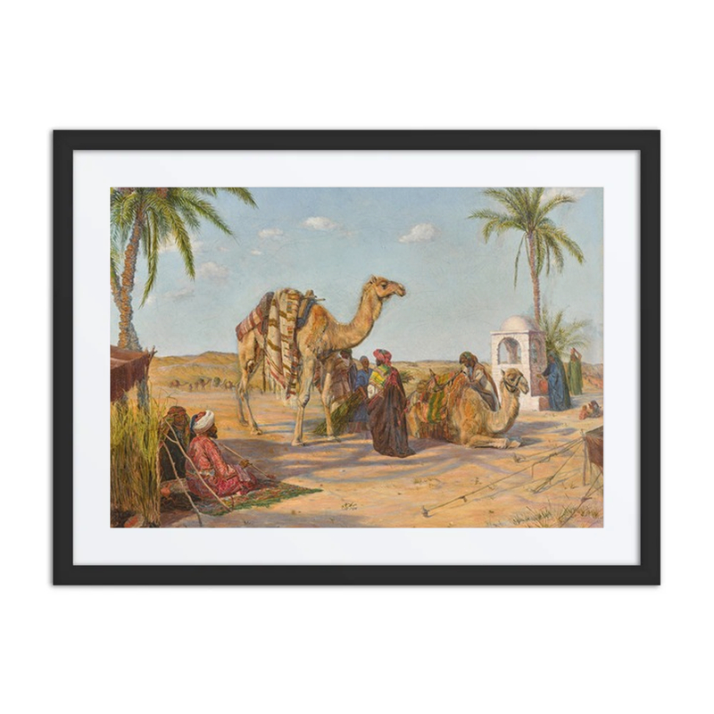 A Halted Caravan on the Borders of the Egyptian Desert