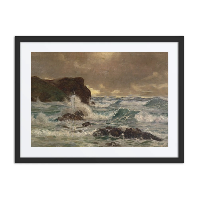 A Heavy Sea at Moeraki