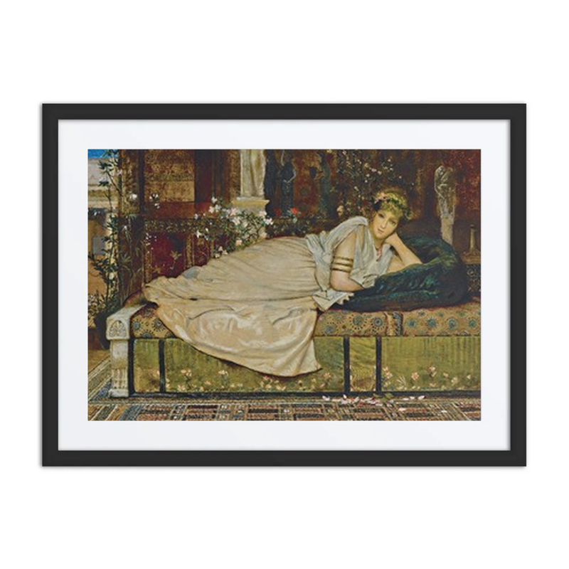 A Lady in a Classical Interior