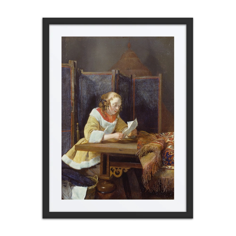 A Lady Reading a Letter