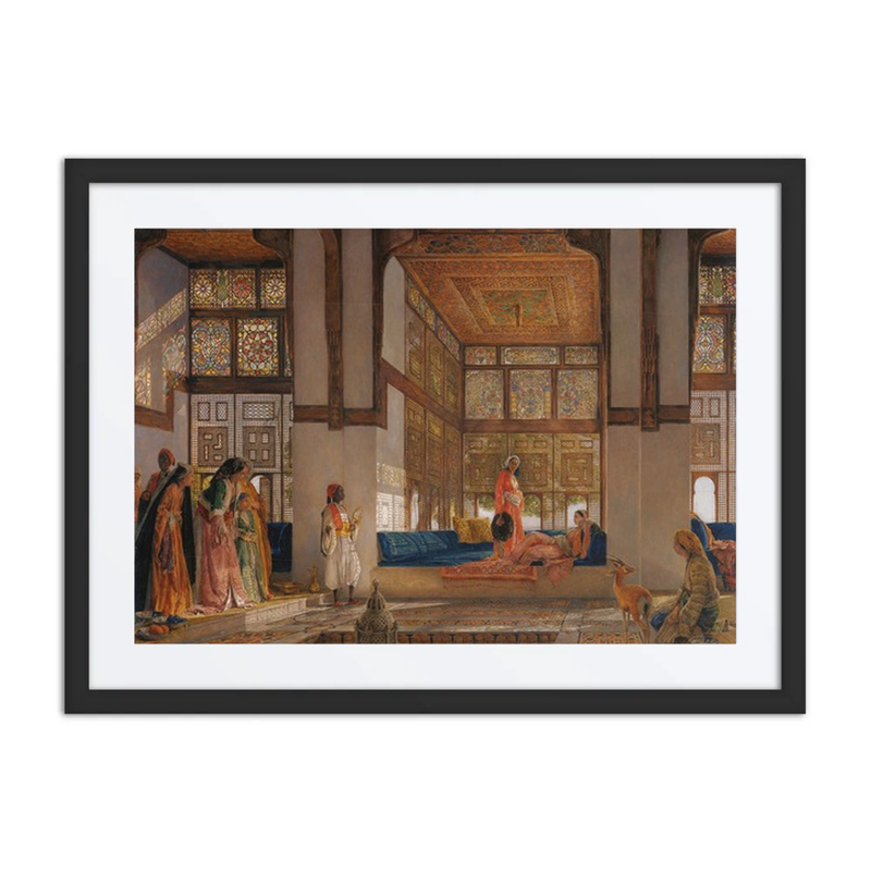 A Lady Receiving Visitors