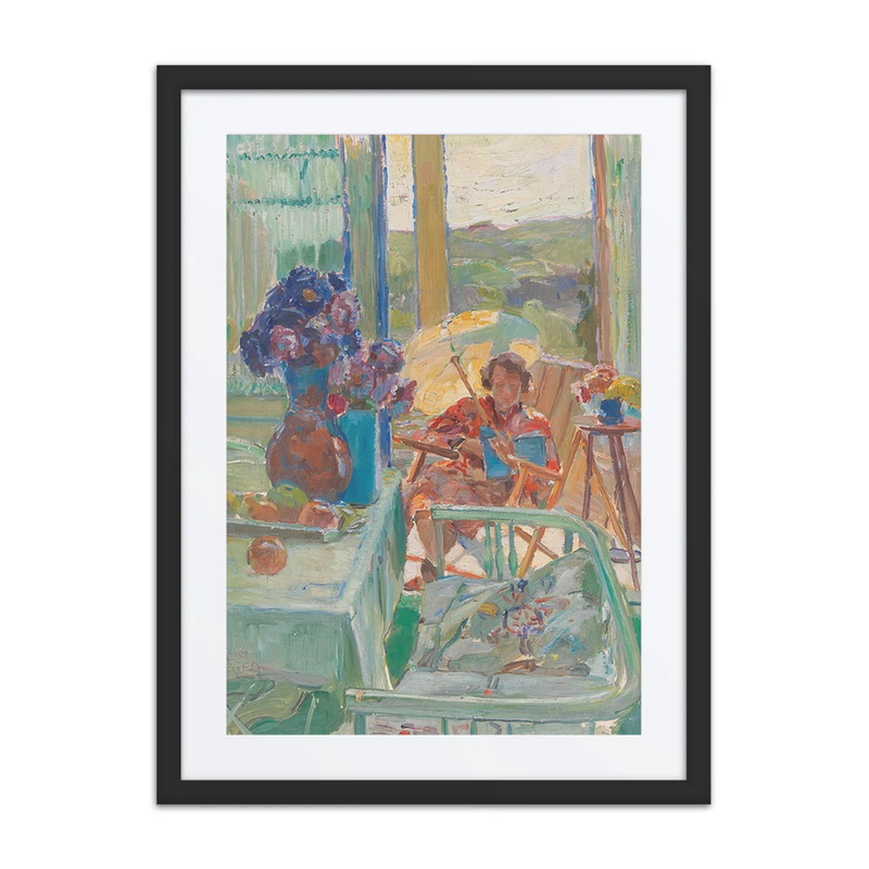 A Lady with Parasol (Aunt Lotte in Pötzleinsdorf)