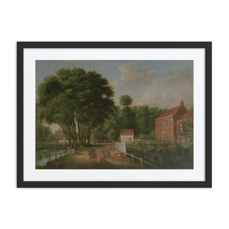 A Landscape and Figures