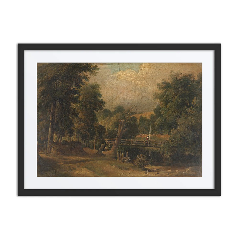 A Landscape with Figures and a Bridge
