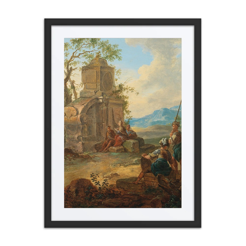 A Landscape with Ruins and Resting Figures