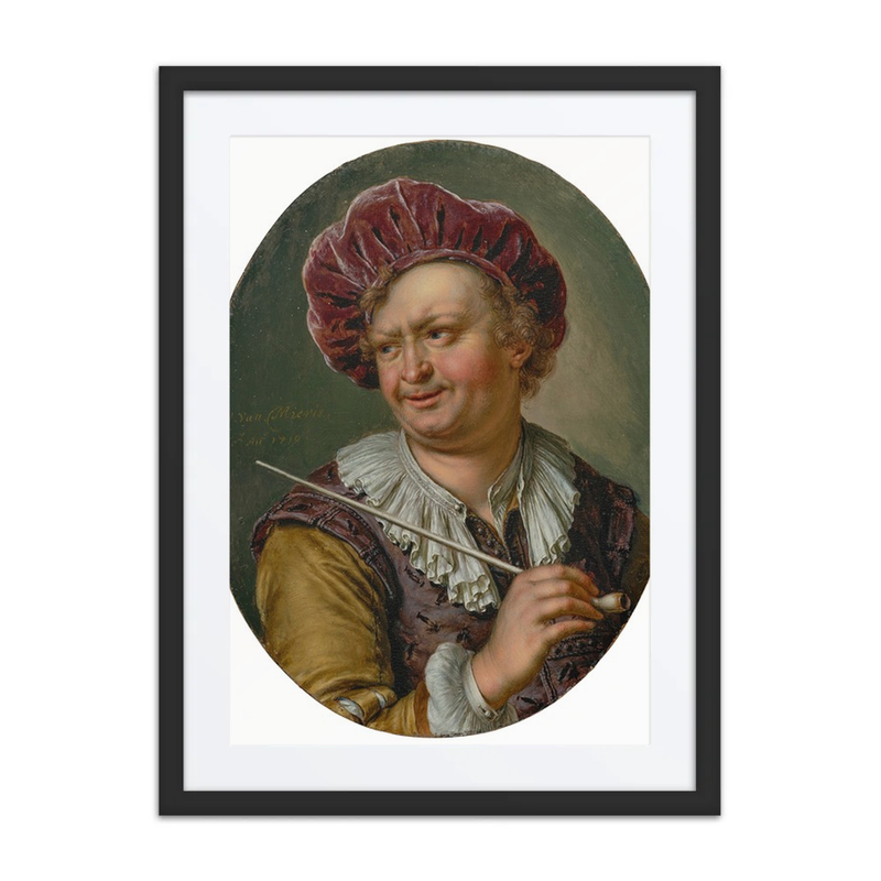 A Man Holding a Pipe