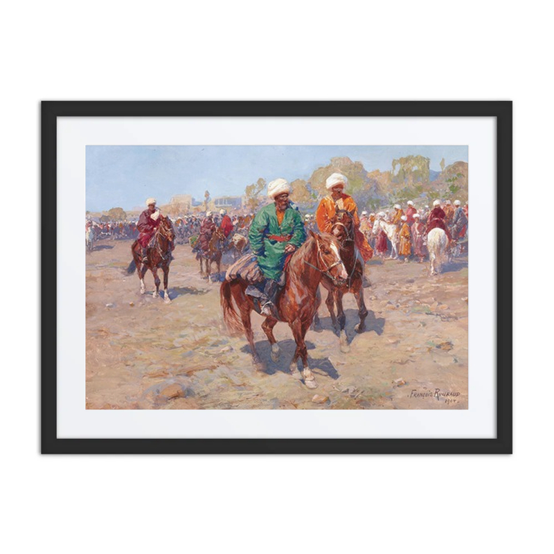 A Market Day in Central Asia