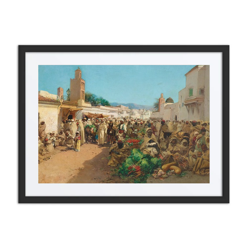 A Market Scene in Tlemcen, Algeria