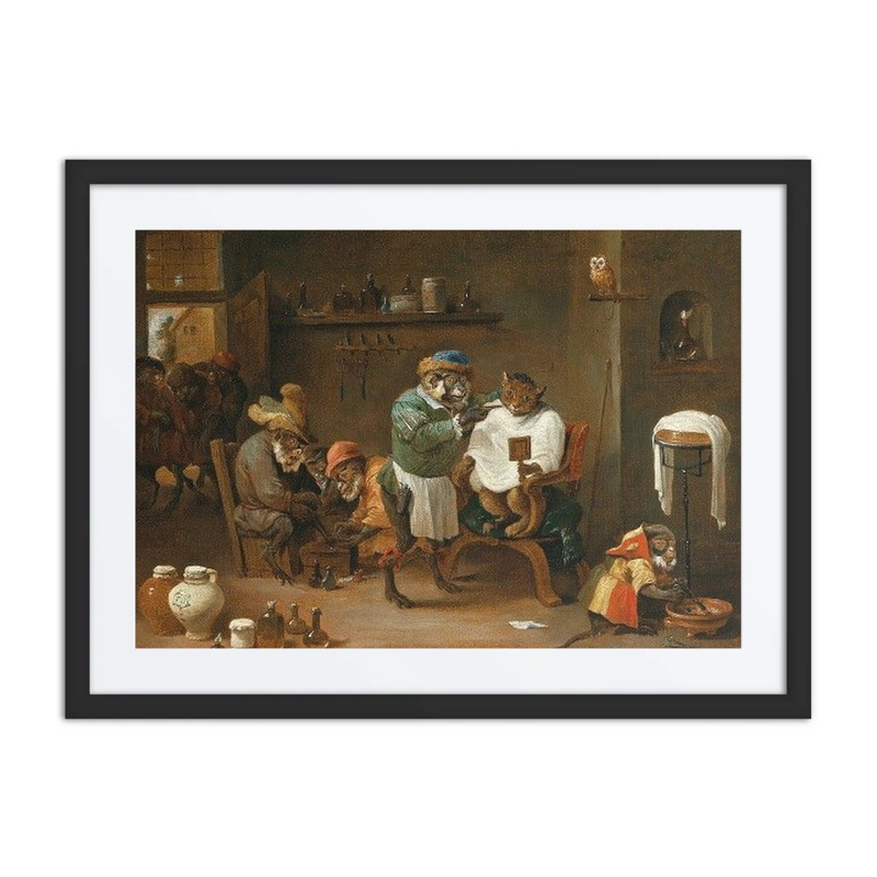 A Monkey barber’s Shop
