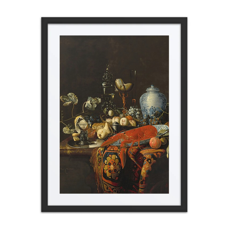 A Monumental Still Life with Fruit and Various Objects