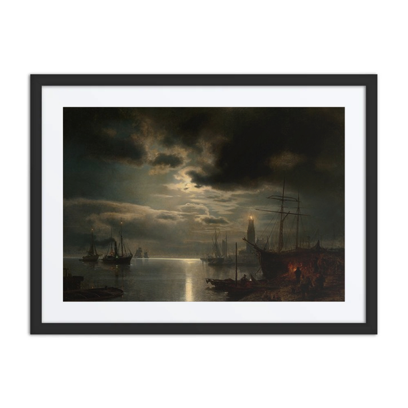 A Moonlit Harbor