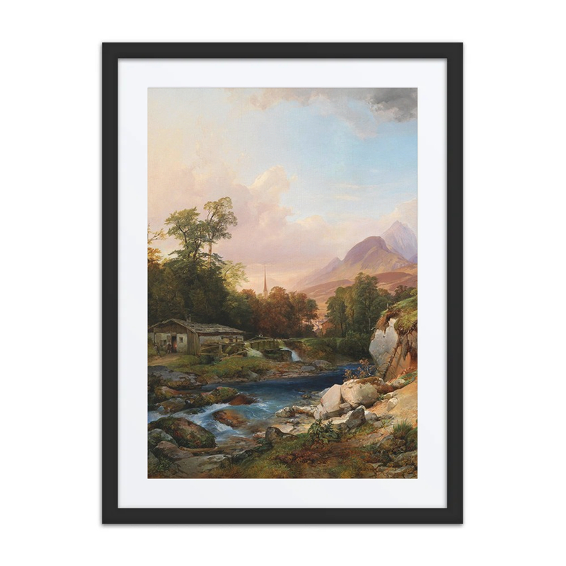 A Mountain Landscape with a Smithy