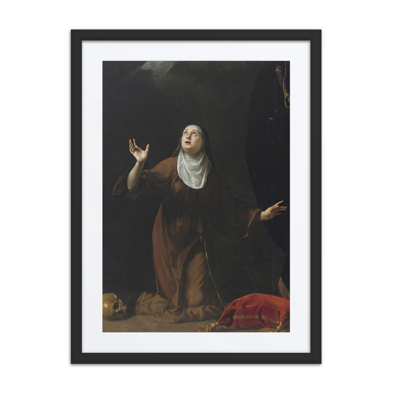 A Nun Saint in Ecstasy