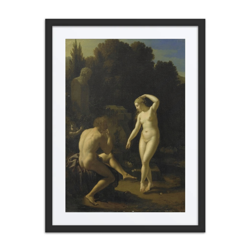 A Nymph Dancing to a shepherd's Flute